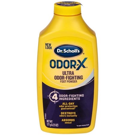 Dr Scholl Odor X Foot Powder Dr Scholl's OdorX BootFoot Powder 625 oz 90000065